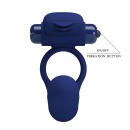 Pierścień na penisa Powerful Ring z 10 trybami wibracji - elastyczny, średnica wewnętrzna 3 cm - 8