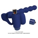 Pierścień na penisa Powerful Ring z 10 trybami wibracji - elastyczny, średnica wewnętrzna 3 cm - 9