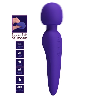 Masażer Meredith z wibracjami, 21,5 cm - 1 2