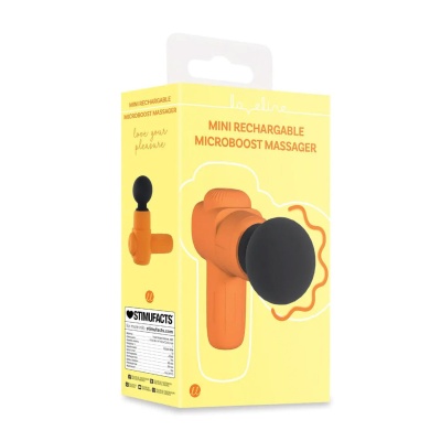 Mini Rechargable Microboost Massager - Orange - 1 2
