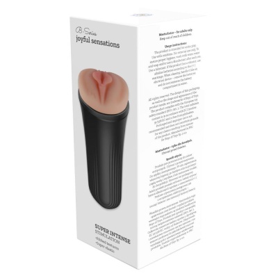 Masturbator Deep Sensation z realistyczną teksturą wewnętrzną, 12,5 cm - 1 2