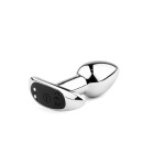 Metal Butt Plug S Vibrator USB - Remote Control - 3