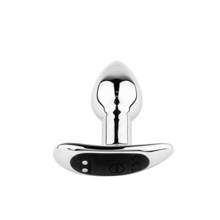 Metal Butt Plug S Vibrator USB - Remote Control - 4