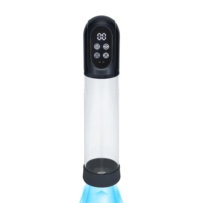 Engage - Automatic Waterproof Penis Pump and Masturbator - Gun Metal - 1