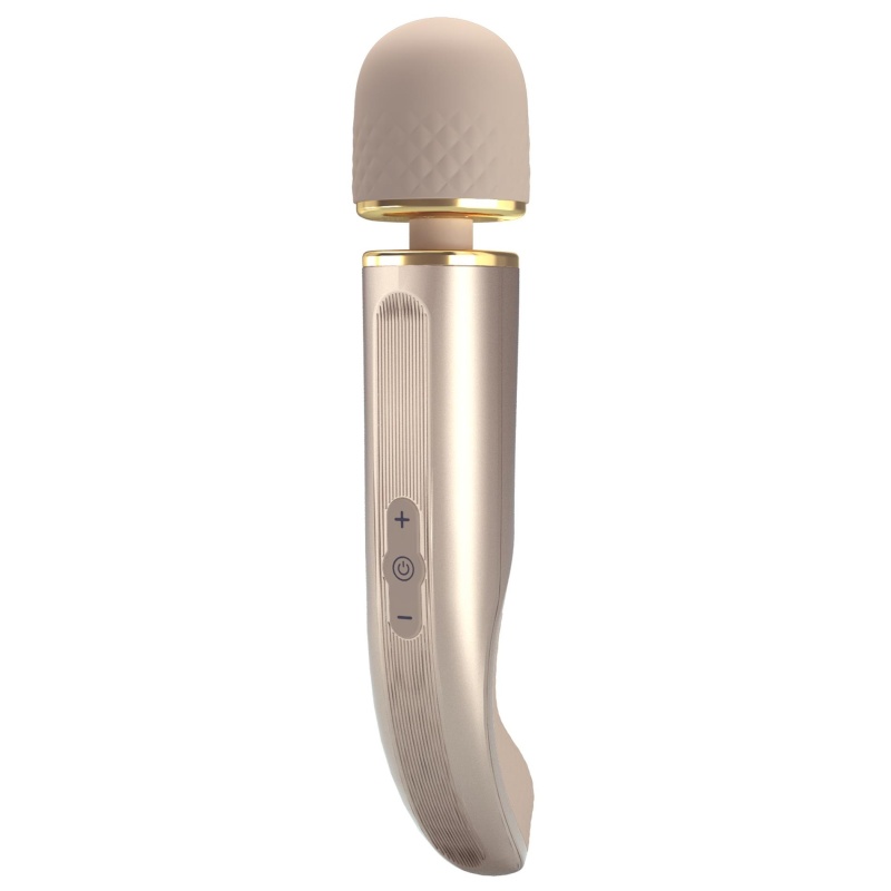 Masażer Interesting Massager Gold - 7 trybów wibracji (21 cm) - 3