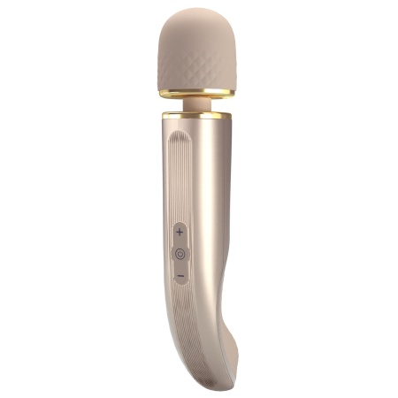 Masażer Interesting Massager Gold - 7 trybów wibracji (21 cm) - 3