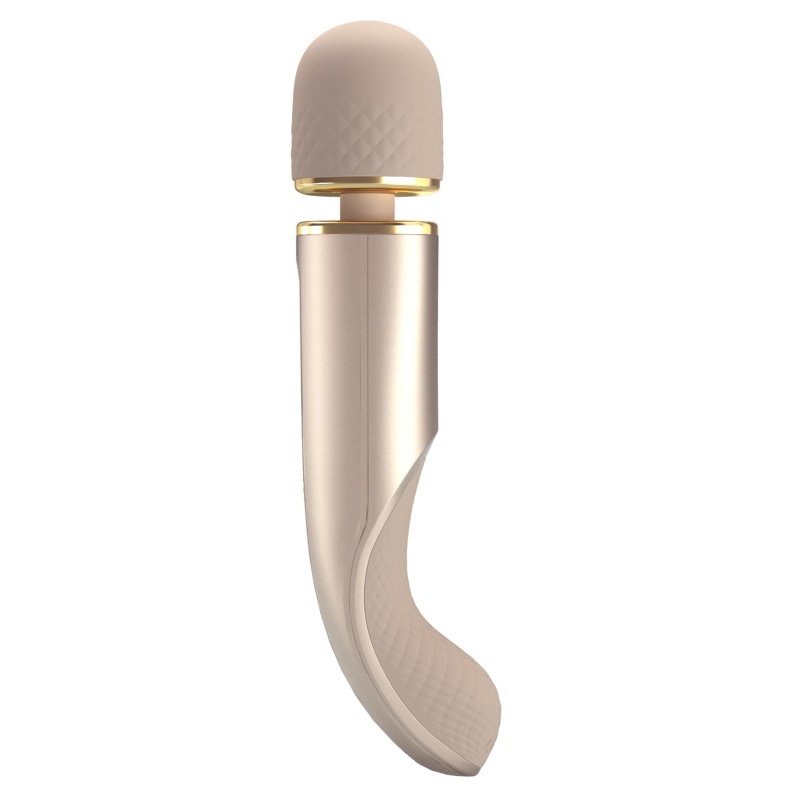 Masażer Interesting Massager Gold - 7 trybów wibracji (21 cm) - 4