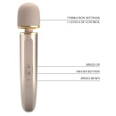 Masażer Interesting Massager Gold - 7 trybów wibracji (21 cm) - 9