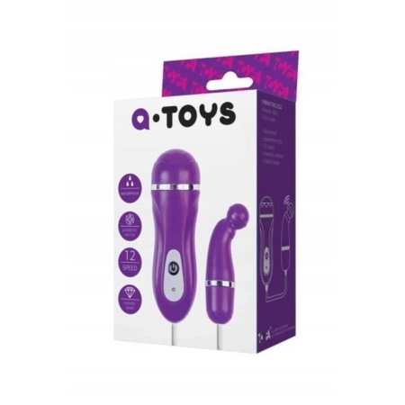 Vibro-Egg Purple 12 Speed - kompaktowe wibrujące jajeczko z 12 trybami wibracji - 2