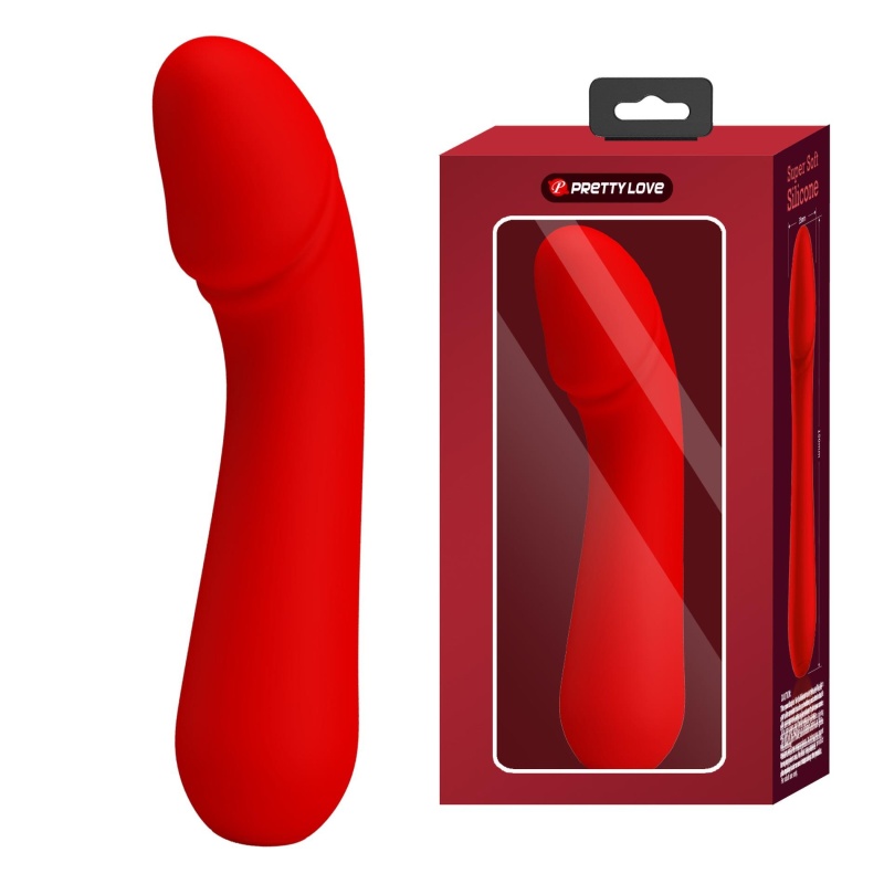 Wibrator Cetus Red do punktu G - 12 funkcji wibracji, pamięć, 15 cm - 1