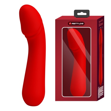 Wibrator Cetus Red do punktu G - 12 funkcji wibracji, pamięć, 15 cm - 1