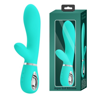 Wibrator Thomas – podwójna stymulacja punktu G i łechtaczki, 7 trybów wibracji, 20 cm - 1