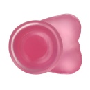 Dildo z przyssawką Jelly Studs Crystal 15,5 cm Różowy - 6