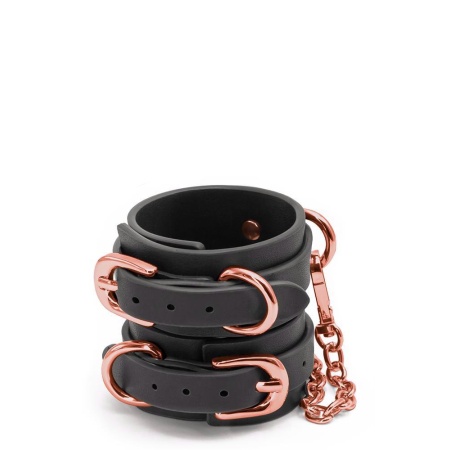 BONDAGE COUTURE WRIST CUFFS BLACK - 2