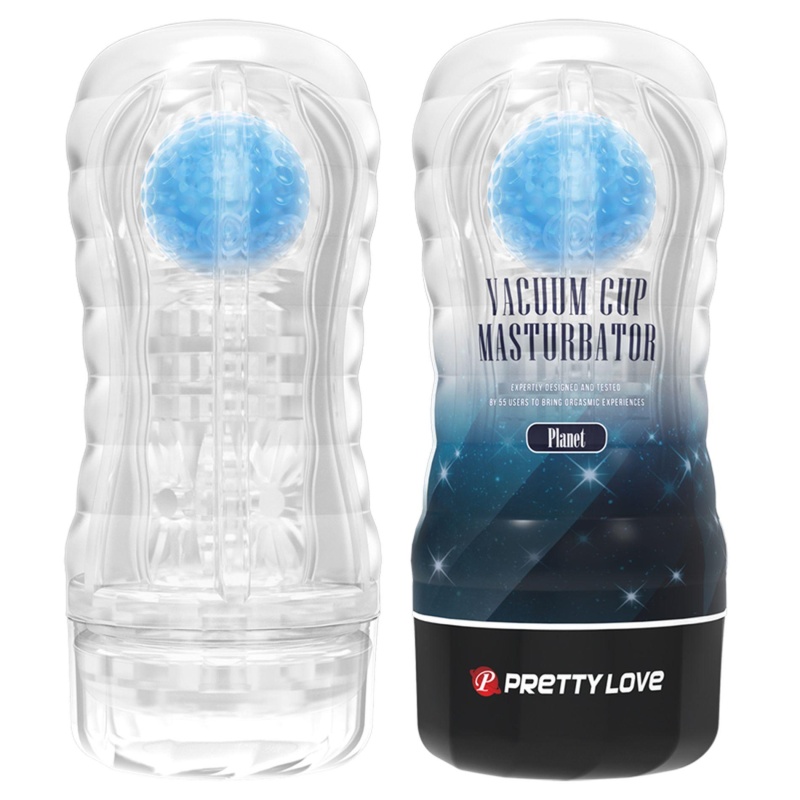 Masturbator Planet 18 cm z toczącą się kulką - 1