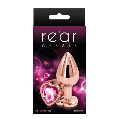 REAR ASSETS ROSE GOLD HEART M PINK - 1