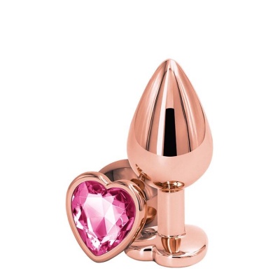 REAR ASSETS ROSE GOLD HEART M PINK - 1 2