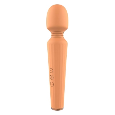 Wibrator Wand Glam Wand - silikon, elastyczna szyjka, 21,5 cm - 1 2