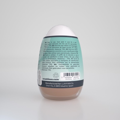 Masturbator Ezy Egg The Novice – Jajko z TPE i ABS, 8,7 cm - 1 2