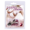Klamry na brodawki ORION Nipple Chain Purple – regulacja nacisku śrubą, klamra 5,2 cm, łańcuszek 30 cm - 1