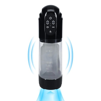 TechnoThrust - Automatic Waterproof Masturbator Pump - Black - 1
