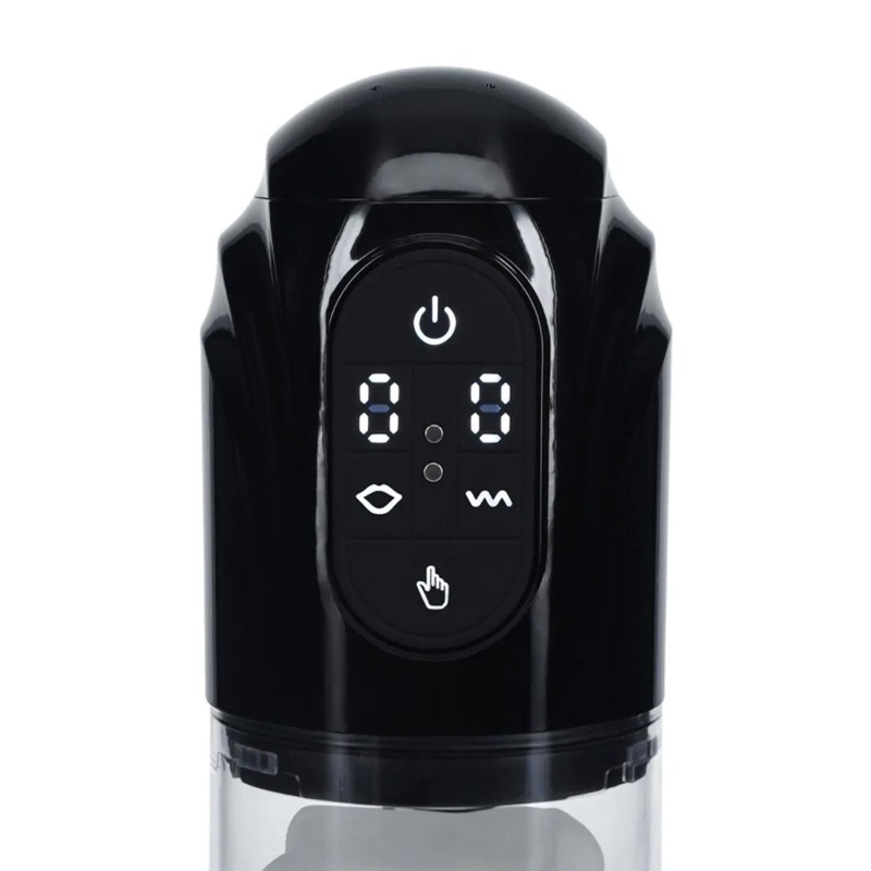 TechnoThrust - Automatic Waterproof Masturbator Pump - Black - 6