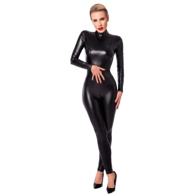Noir Jumpsuit Zip S - 1 2