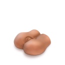 Lalka masturbacyjna Blush X5 Men Pound Me Deep Mocha - dwa żebrowane kanały, wyjmowany wibrator, 34,8 × 29,7 cm - 4