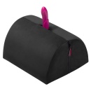 Poduszka erotyczna BonBon Black – półokrągły uchwyt na wibrator i dildo, 63,5 cm - 3