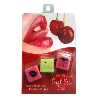 GLOW-IN-THE-DARK ORAL SEX DICE - 1