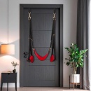 Huśtawka drzwiowa Door Swing - regulowane pasy, siedzisko 68 × 17 cm, obciążenie 180 kg - 6