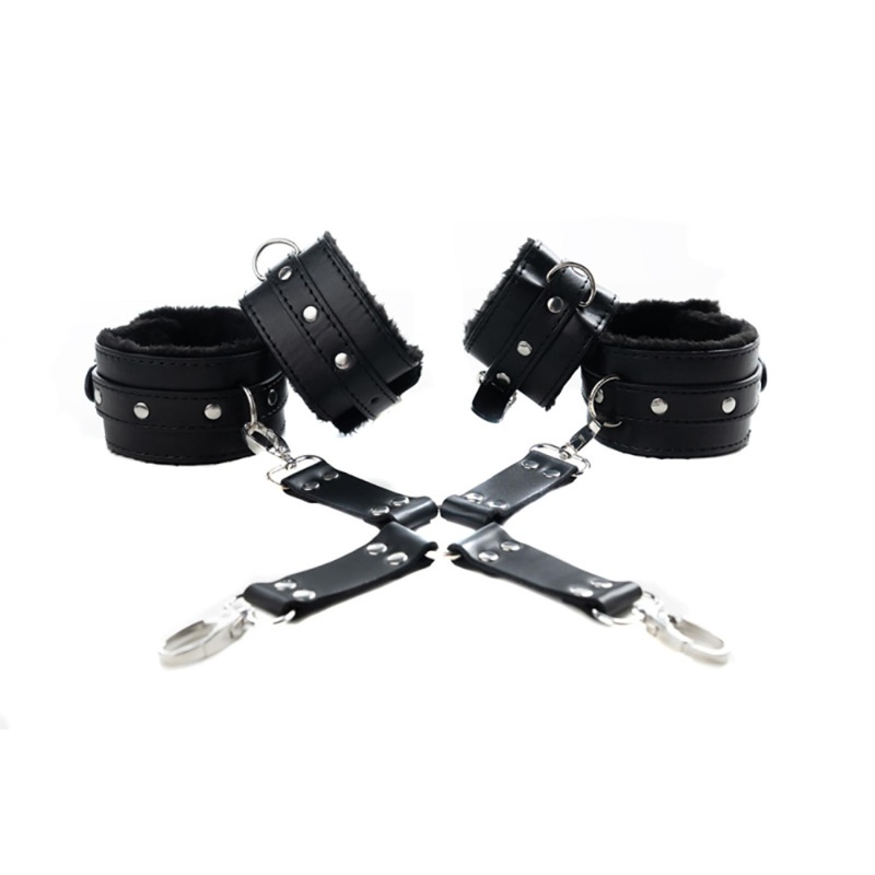 Black hogtie with comfy wrist and ankle cuffs - 3