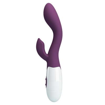 Wibrator podwójny Brighty – 30 funkcji wibracji, 20 cm długości - 1 2