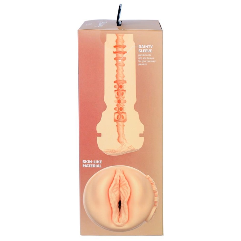 Masturbator Feel Dainty Wilder - anatomiczny odlew TPE, głębokość 21,5 cm, długość 22,4 cm - 6