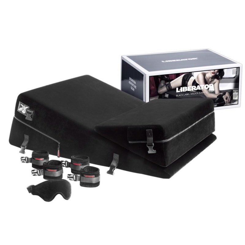 Wedge/Ramp Black Label z 4 regulowanymi pasami – anatomiczny zestaw klinowo-rampowy do stabilizacji miednicy, 61 x 86 x 30,5 cm - 1