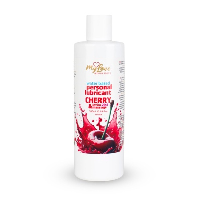 Preparat intymny i do masażu 2w1 Cherry 300 ml - 1