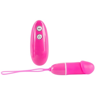 Jajeczko wibrujące Sweet Smile Remote Controlled z pilotem i silikonową powłoką, 7 trybów wibracji, 7,5 cm - 1 2