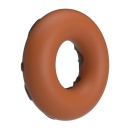 Silikonowy pierścień erekcyjny Choco Super Donut w kształcie pączka, 9 cm średnicy - 5