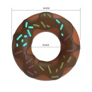 Silikonowy pierścień erekcyjny Choco Super Donut w kształcie pączka, 9 cm średnicy - 6