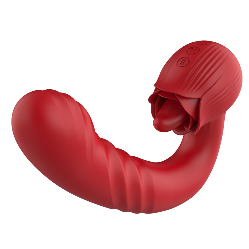 Rose Thrusting Vibrator - 1