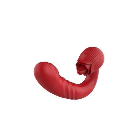 Rose Thrusting Vibrator - podwójna stymulacja, ruch posuwisty i języczek wymiary: brak danych producenta - 7