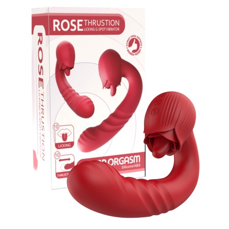 Rose Thrusting Vibrator - 12