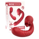 Rose Thrusting Vibrator - podwójna stymulacja, ruch posuwisty i języczek wymiary: brak danych producenta - 12