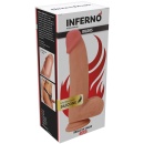 Realistic Dildo z płynnego silikonu, 20 cm, z przyssawką - 4