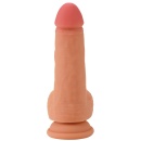 Realistic Dildo z płynnego silikonu, 20 cm, z przyssawką - 6