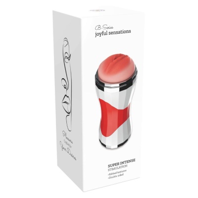 Masturbator Power Grip Cup z wibracjami 21 cm - 1