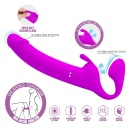 Dildo strap-on bez uprzęży Zanini z wibracjami i pulsowaniem, 20 cm - 2