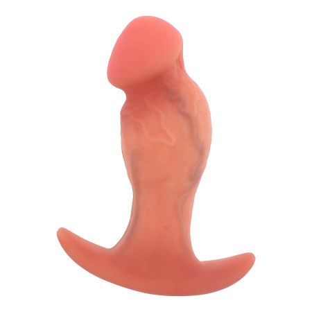 Korek analny Realistic 16 cm z silikonu medycznego i ze stabilną podstawą - 4