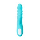 Wibrator króliczek obrotowy MERRY-SWI z rotacją 360° i stymulatorem łechtaczki, silikon medyczny, 20,7 cm - 2