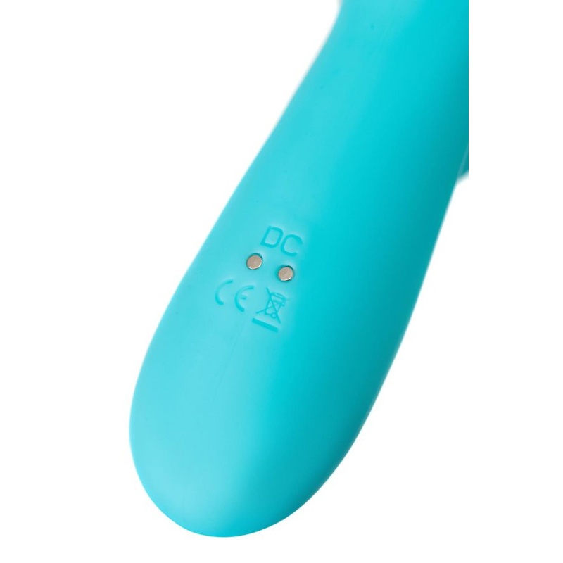 Wibrator króliczek obrotowy MERRY-SWI z rotacją 360° i stymulatorem łechtaczki, silikon medyczny, 20,7 cm - 13